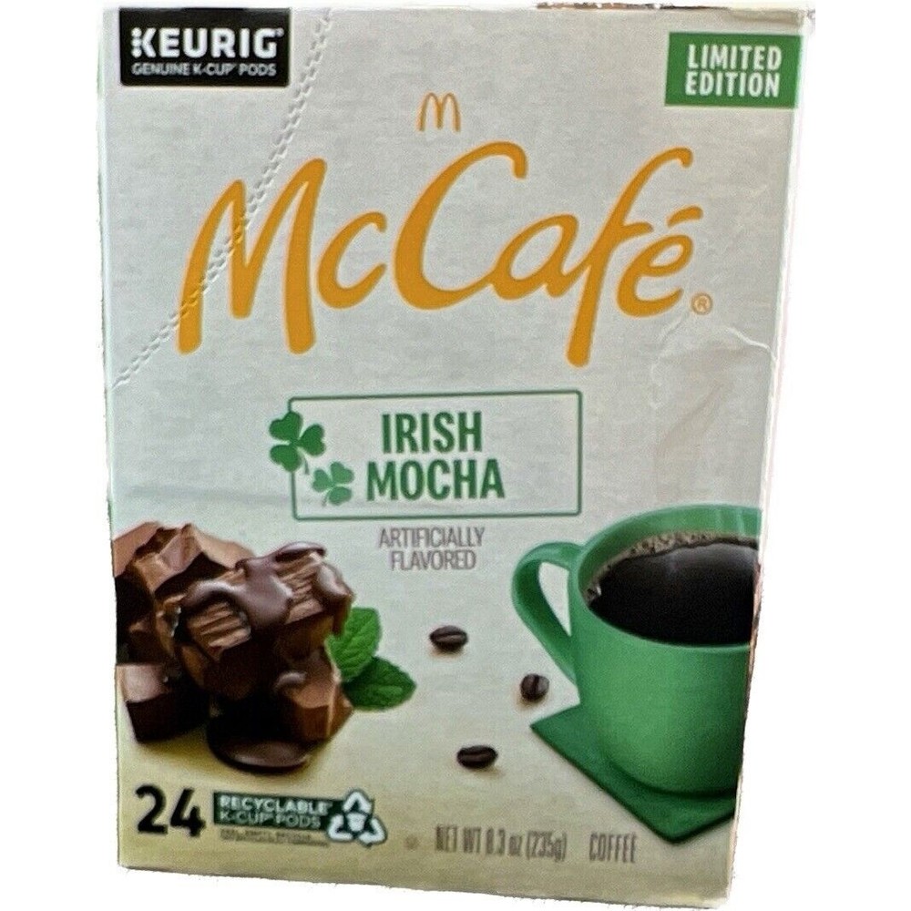 McCafe IRISH MOCHA K-Cup 24 Count Keurig Limited Edition BB 10/23